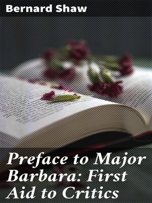 cover image of Preface to Major Barbara